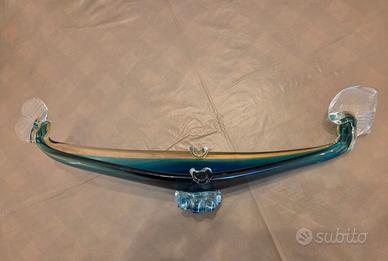 Gondola posacenere in vetro di Murano anni '70
