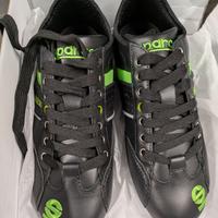 Scarpe da Guida/Racing Sparco Nere e Verdi - NUOVE