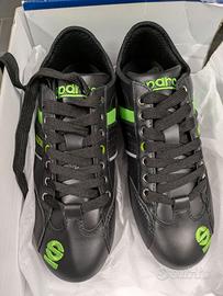 Scarpe da Guida/Racing Sparco Nere e Verdi - NUOVE