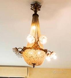 lampadario a mongolfiera e plafoniere