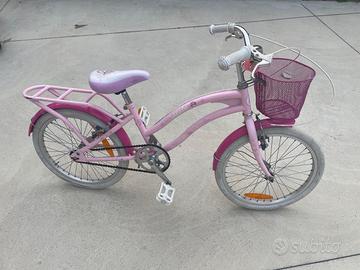 Bici bambina atala rosa e fucsia