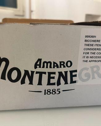 Set Bicchieri Amaro Montenegro