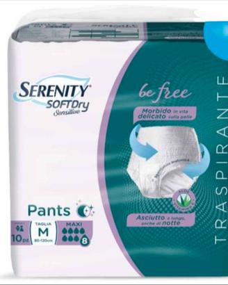 Mutande Assorbenti Serenity SoftDryPants taglia M
