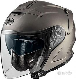 CASCO JET MOTO SCOOTER PREMIER JT5 TITANIO OPACO F