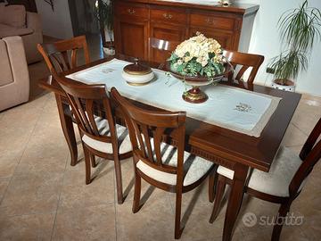 Tavolo Sala e 6 sedie