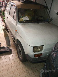 Fiat 126 Personal 4 bianca del '77