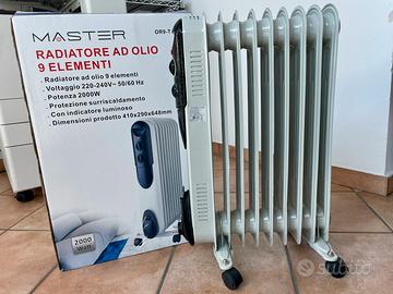 Radiatore ad olio MASTER 2000 watt - 9 elementi
