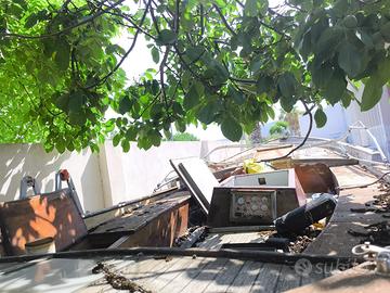 Gozzo in legno da restauro