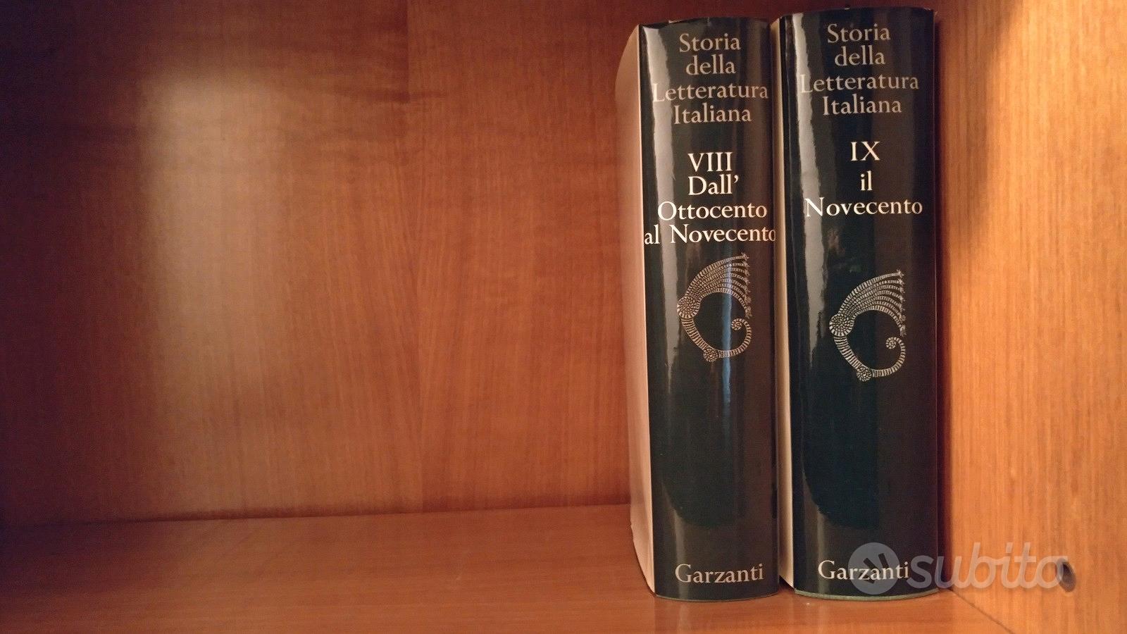 Storia Della Letteratura Italiana. Dall'ottocento Al Novecento