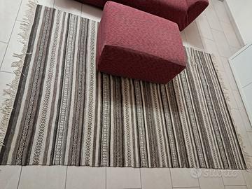 Tappeto Zara Home marrone e bianco 160x230 cm