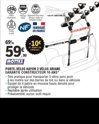 Portabici auto 3 bici
