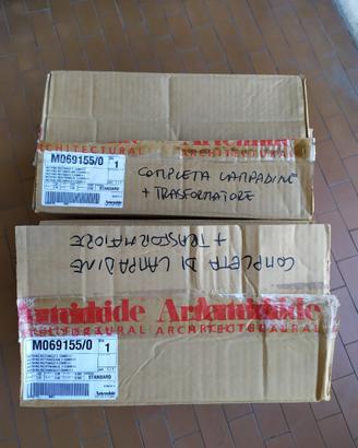 Fari da incasso rettangolare artemide m069155/0