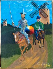 Quadro dipinto a mano pezzo unico 40x30 cm