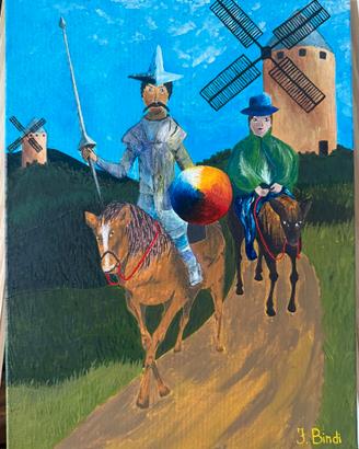 Quadro dipinto a mano pezzo unico 40x30 cm