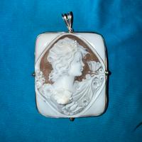 Cammeo 60mm, Antonio Crispino.  Silver Frame