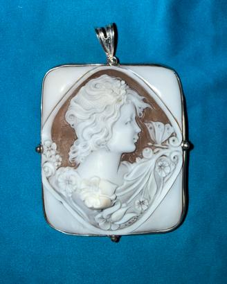 Cammeo 60mm, Antonio Crispino.  Silver Frame