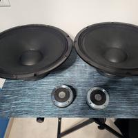 Coppia woofer e coppia driver
