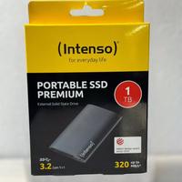 SSD ESTERNO PORTATILE INTESNSO 1TB NUOVO.