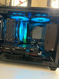 PCMini-ITX Ryzen 5, RX6650XT 8GB, 16GB RAM, 1TB