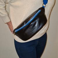 MUTH BAGS MARSUPIO UOMO VERA PELLE NERO