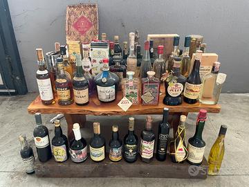 50 bottiglie (whisky-liquori-amari-cognac-brandy)