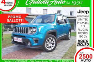 JEEP RENEGADE 1.3 T4 PHEV 190cv LIMITED 4XE AUTOM
