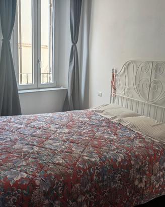 Struttura letto matrimoniale IKEA Leirvik bianca