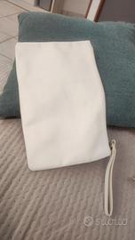 busta bianca con manichetto