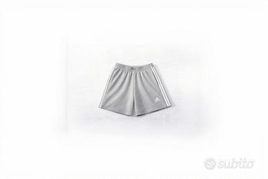 Pantaloncini Adidas da donna grigi in felpa 