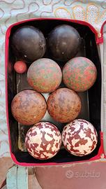 SET BOCCE PROFESSIONALI VINTAGE 