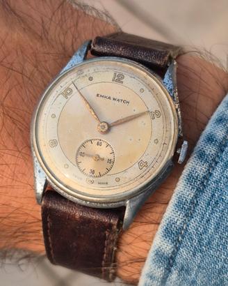 Emka Watch Vintage Swiss Made manuale bullseye