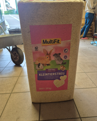 Segatura/lettiera per conigli