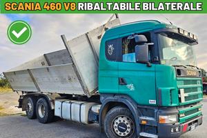 Camion Scania 144L460 Ribaltabile BILATERALE V8