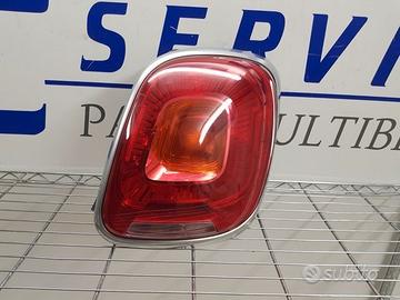 Fanale Stop DX Fiat 500X - Cornice Satinata