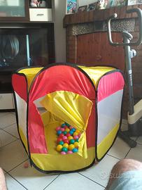 Tenda giocattolo con palline 