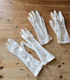 Coppia guanti donna vintage 