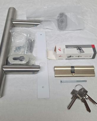 Set di Ferramenta per Porta con Cilindro Europeo