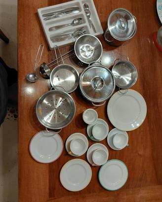 set cucina giocattolo Vintage 