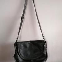 Borsa donna in pelle nera - Borseria Nicoli