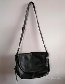 Borsa donna in pelle nera - Borseria Nicoli