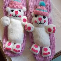 Befana: Calze antiscivolo con  animaletti rilievo.