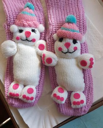 Befana: Calze antiscivolo con  animaletti rilievo.