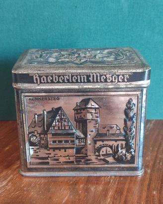 Scatola in latta Haeberlein Metzger