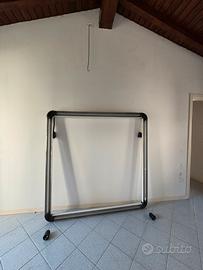 Plafoniera a sospensione lineare 1x58W con neon