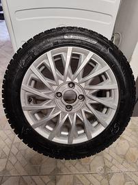 kit gomme invernali fiat 500 185 55 r15