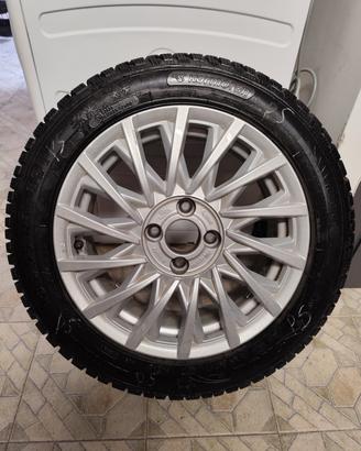 kit gomme invernali fiat 500 185 55 r15