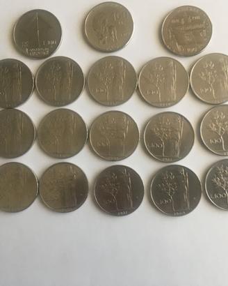 Italia Lire 100 Minerva I tipo + commemorative