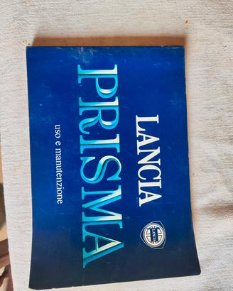 libro manuale  uso e manutenzione lancia prisma