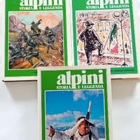 N. 3 libri alpini storia e leggenda