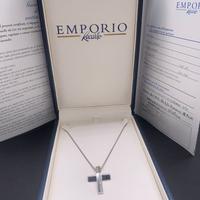 GIROCOLLO RECARLO ORO BIANCO E DIAMANTI 18kt